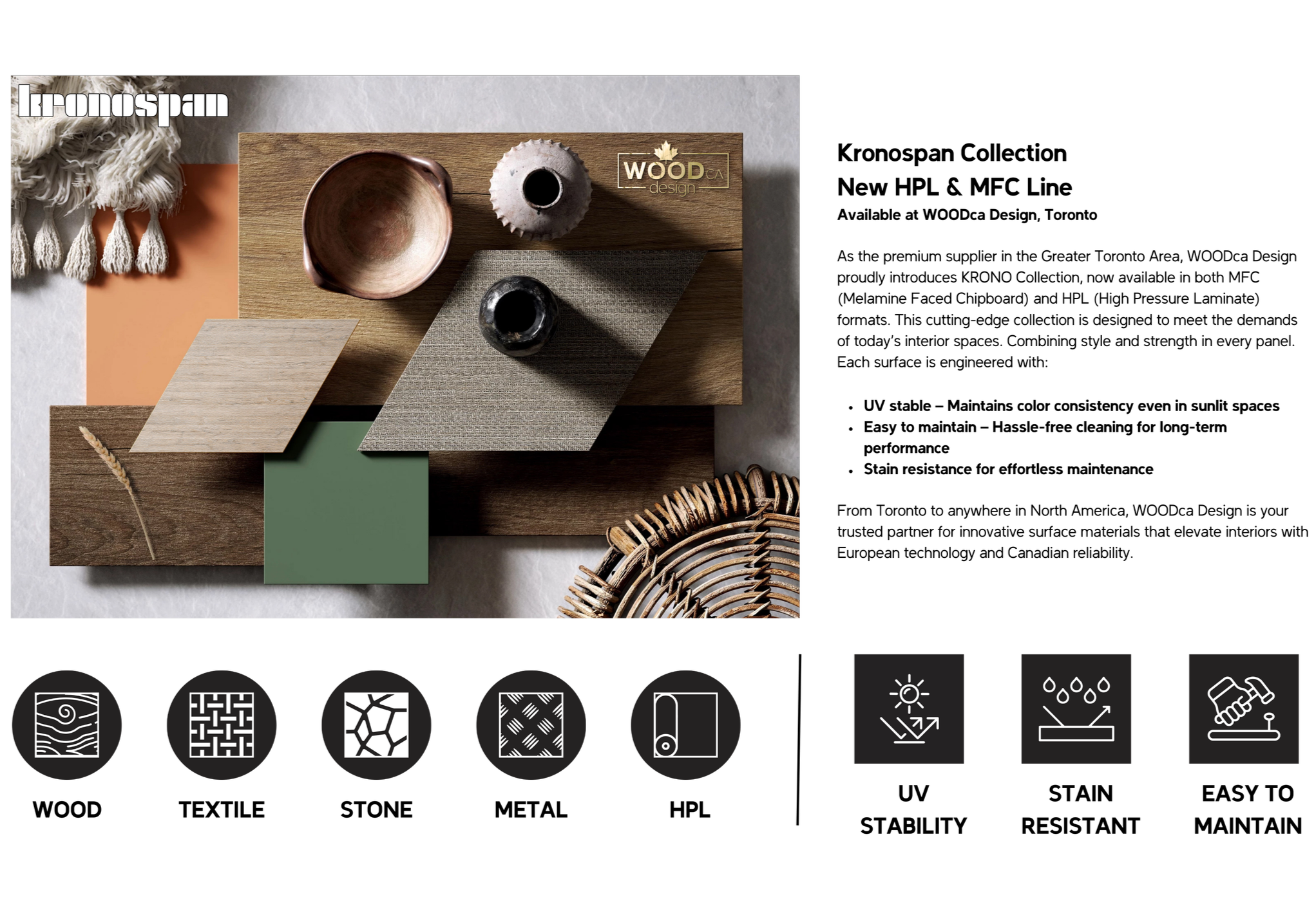 Melamine Faced Particle Board - 5529 Oregon | WOODca Design